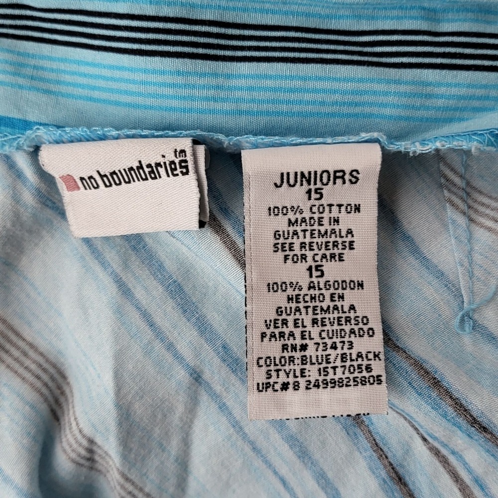 No Boundaries Juniors Striped Skirt 15 Y2K Retro 90s Preppy Academia Bratz - Picture 6 of 10